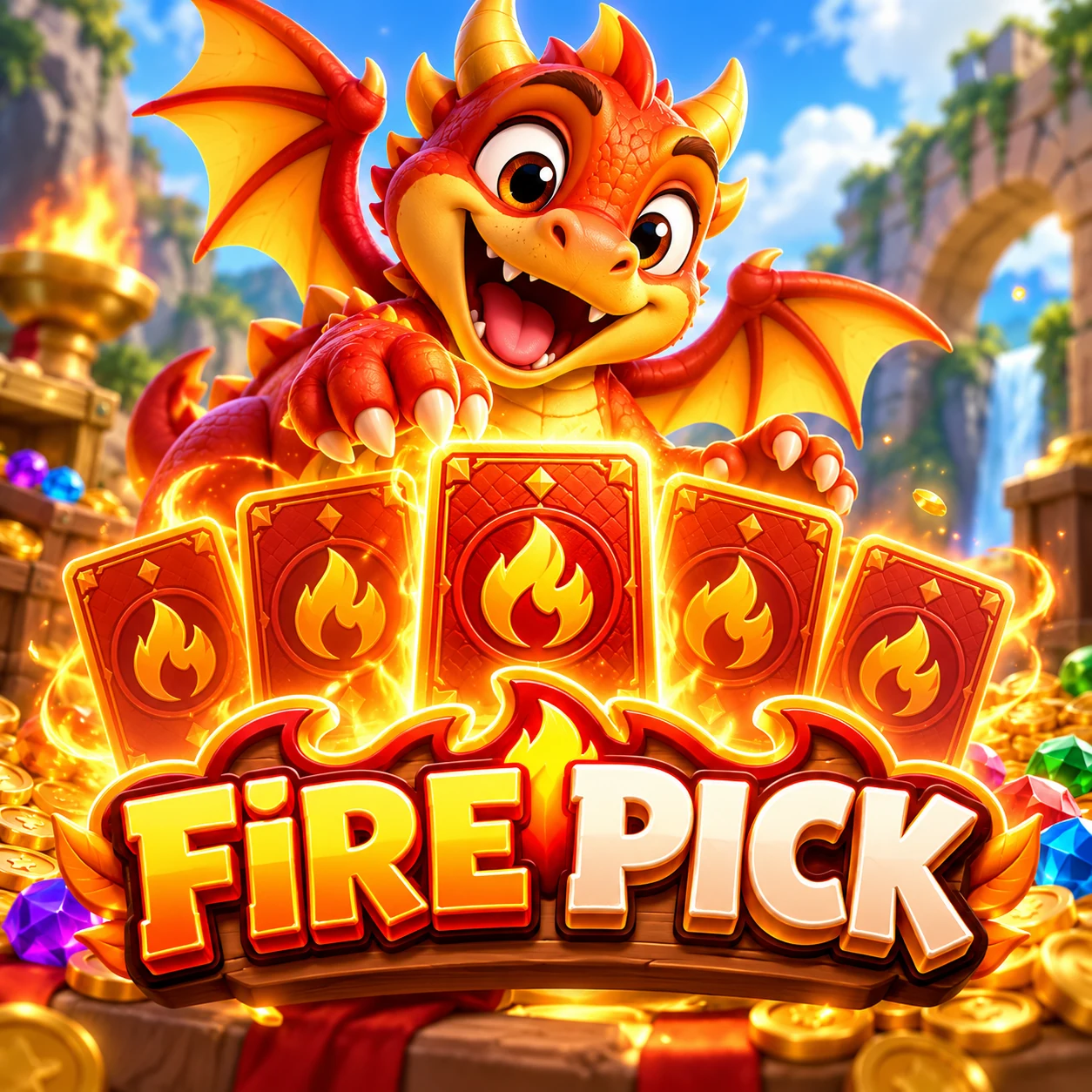 Fire Pick game concept artwork